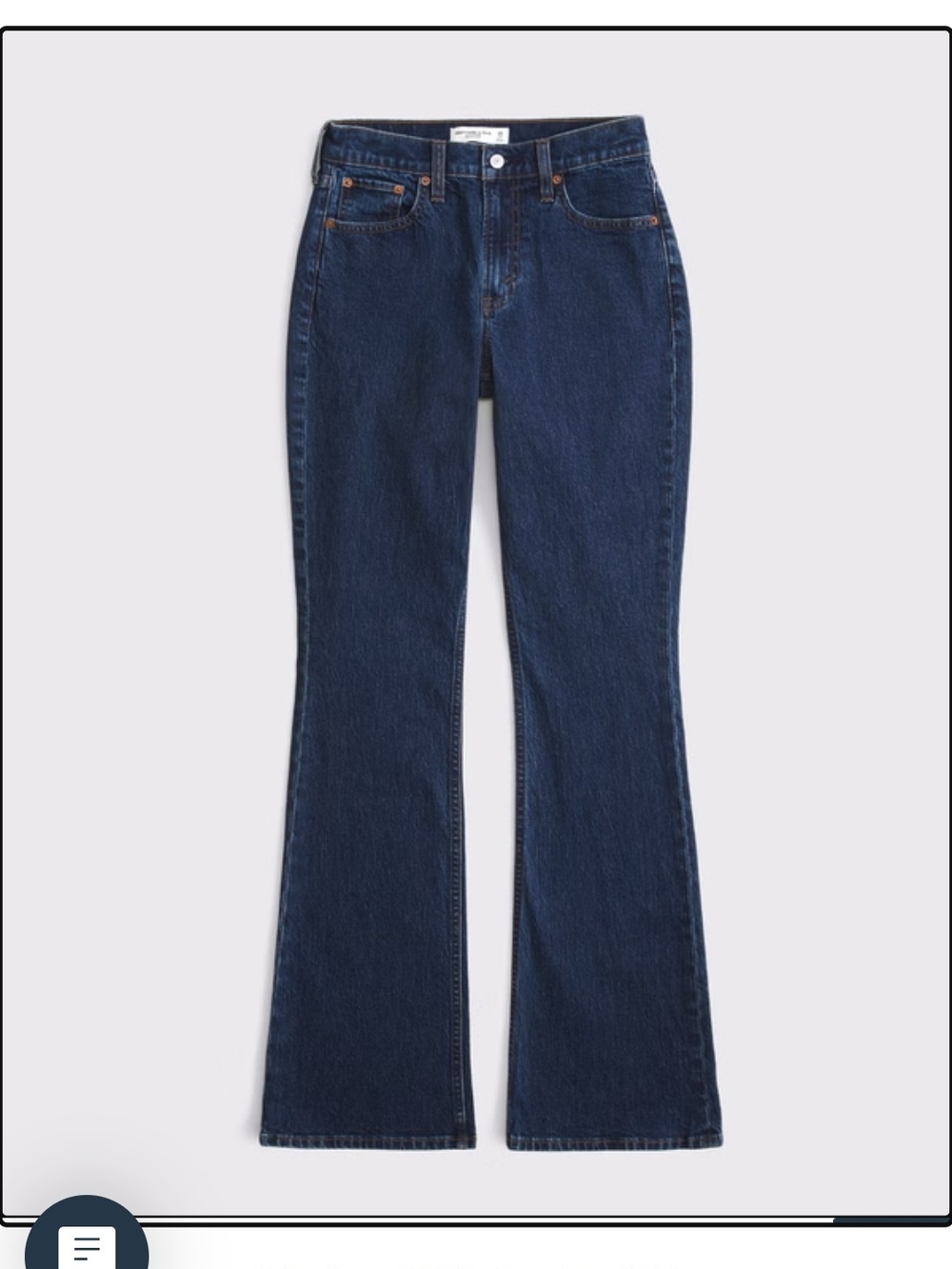 Extra Long 29 Abercrombie Curve Love Dark High Rise Bootcut Jeans